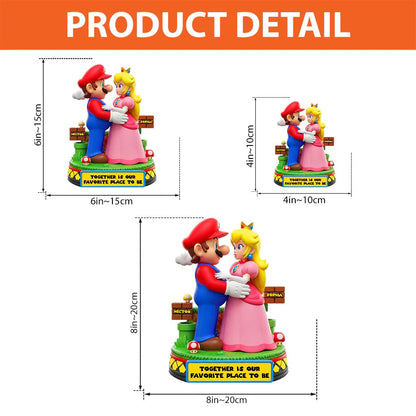Together Is Our Favorite Place To Be - Personalized Super Plumber Custom Shaped Acrylic Plaque