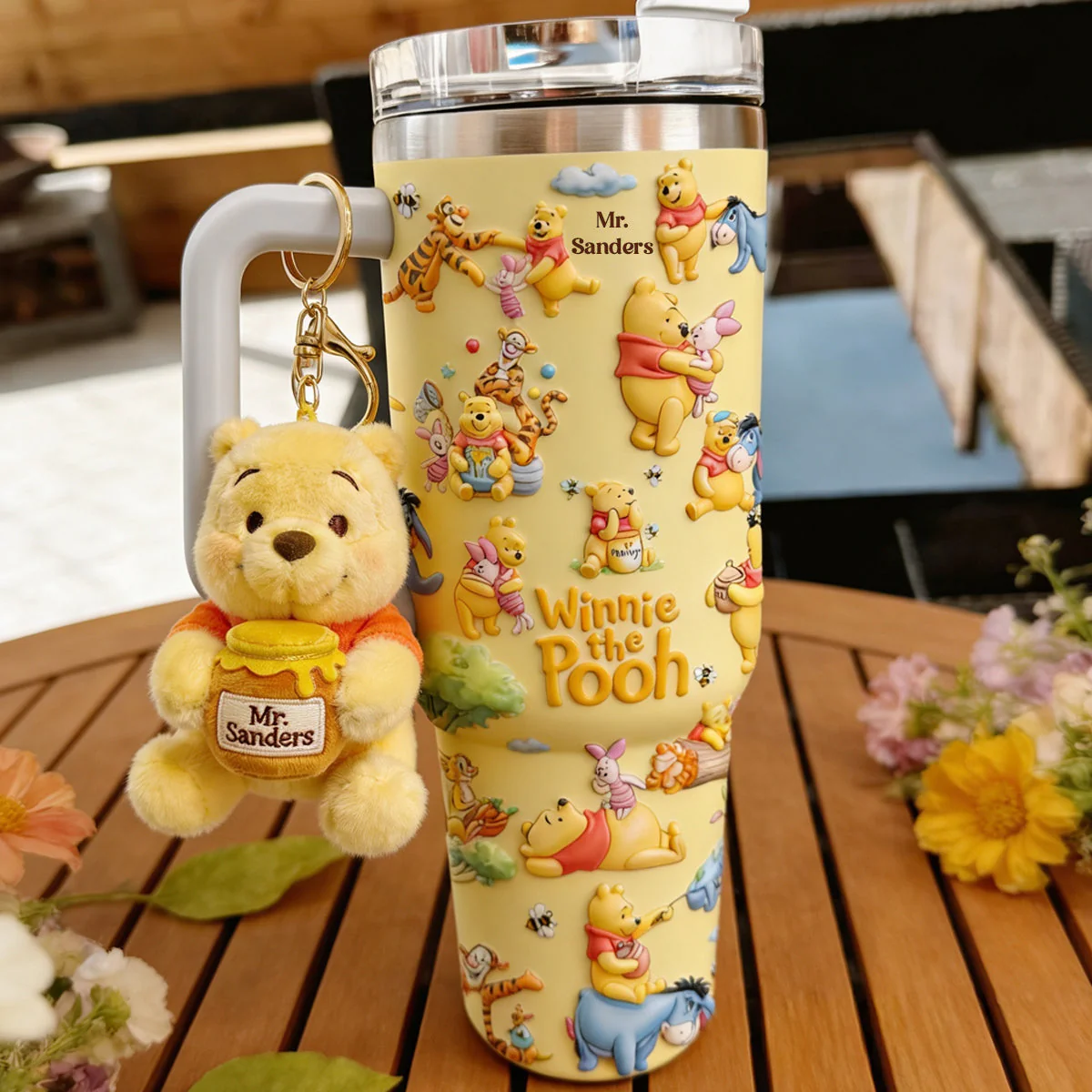 Honey Bear - Personalized Yellow Bear Insulated Tumbler