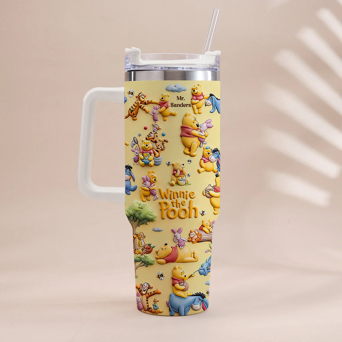 Honey Bear - Personalized Yellow Bear Insulated Tumbler
