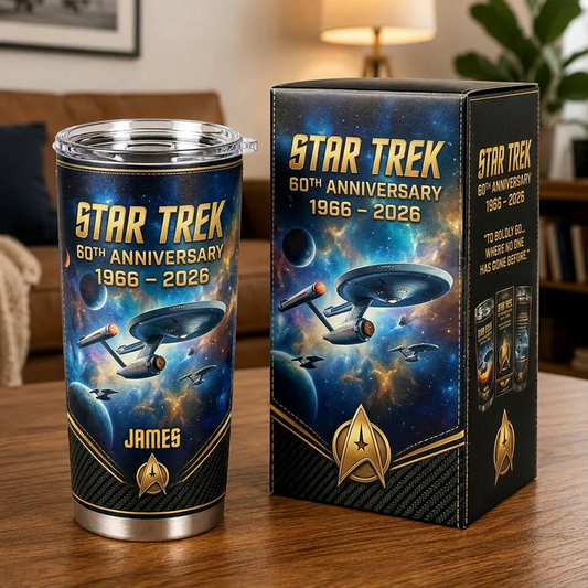 Final Frontier 60th Anniversary - Personalized Star Fleet Tumbler