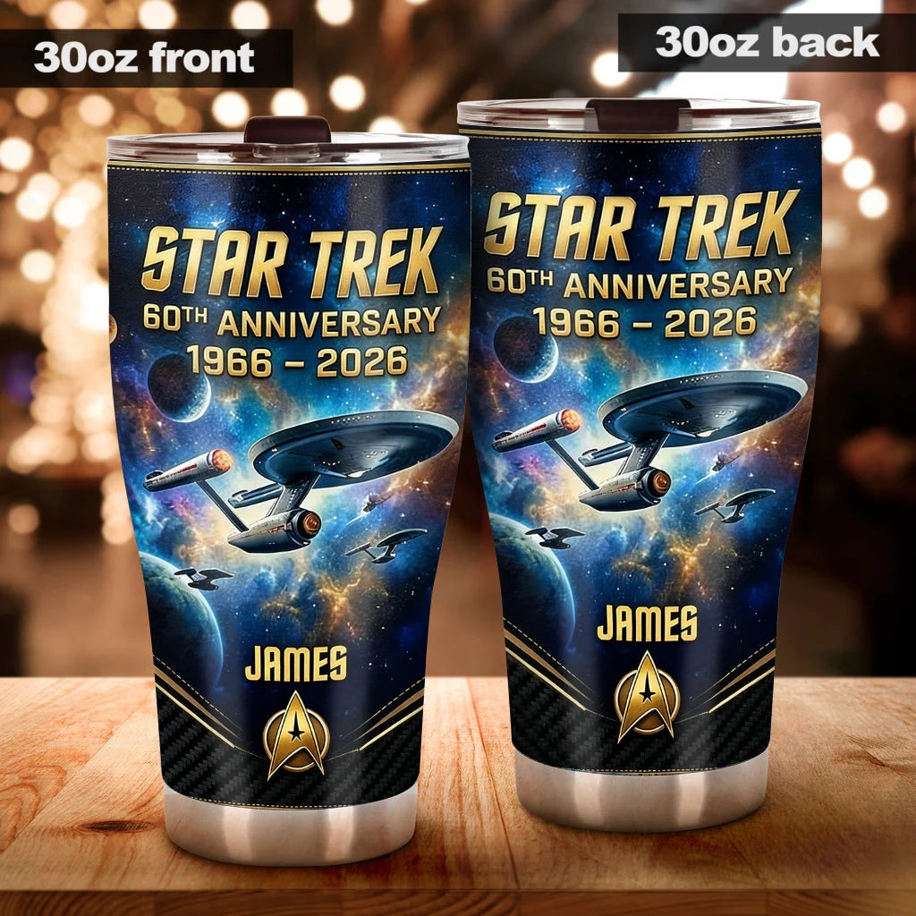 Final Frontier 60th Anniversary - Personalized Star Fleet Tumbler