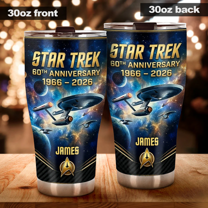 Final Frontier 60th Anniversary - Personalized Star Fleet Tumbler