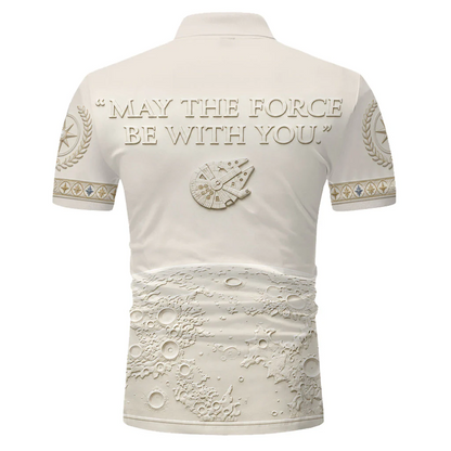 Dark Side 50th Anniversary - Personalized The Force Polo Shirt
