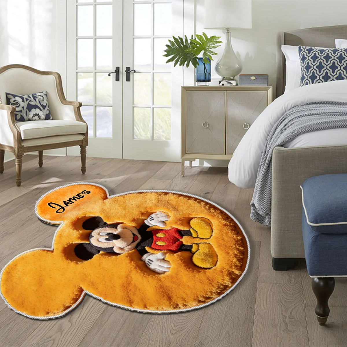 Magic Friends - Personalized Mouse Non-Slip Tufted Rug