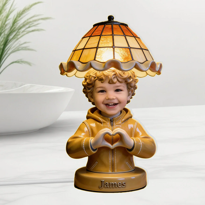 Custom Any Photo - Love My Kid - Personalized Kid Acrylic LED Night Light