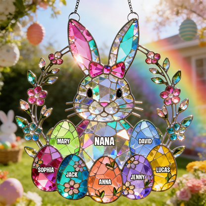 Personalized Easter Gifts For Mother's Day Suncatcher Ornament