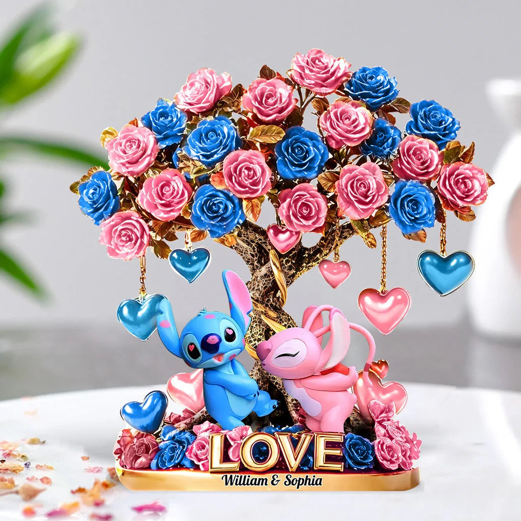 Tree Of Love 1 - Personalized Ohana Custom Shaped Acrylic Plaque