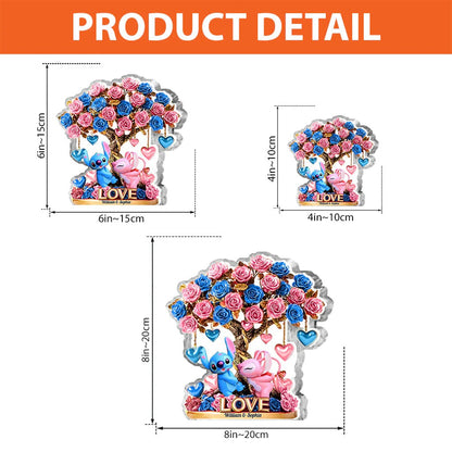 Tree Of Love 1 - Personalized Ohana Custom Shaped Acrylic Plaque