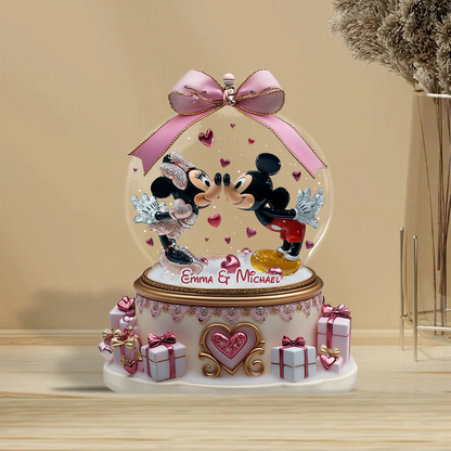 Together Forever, Valentine Couple Gift - Personalized Mouse Custom Shaped Acrylic Plaque