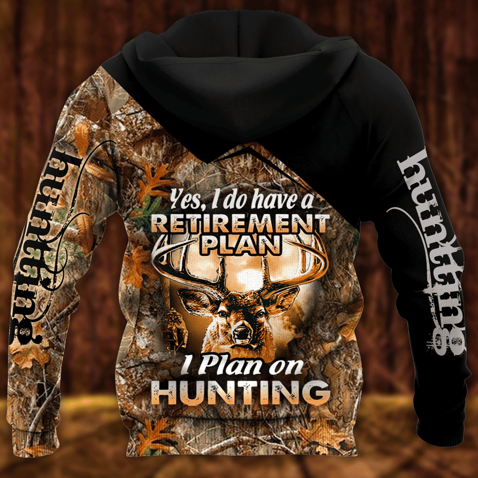 Personalized Name Deer Hunting Pattern V4 All Over Printed Unisex Shirt