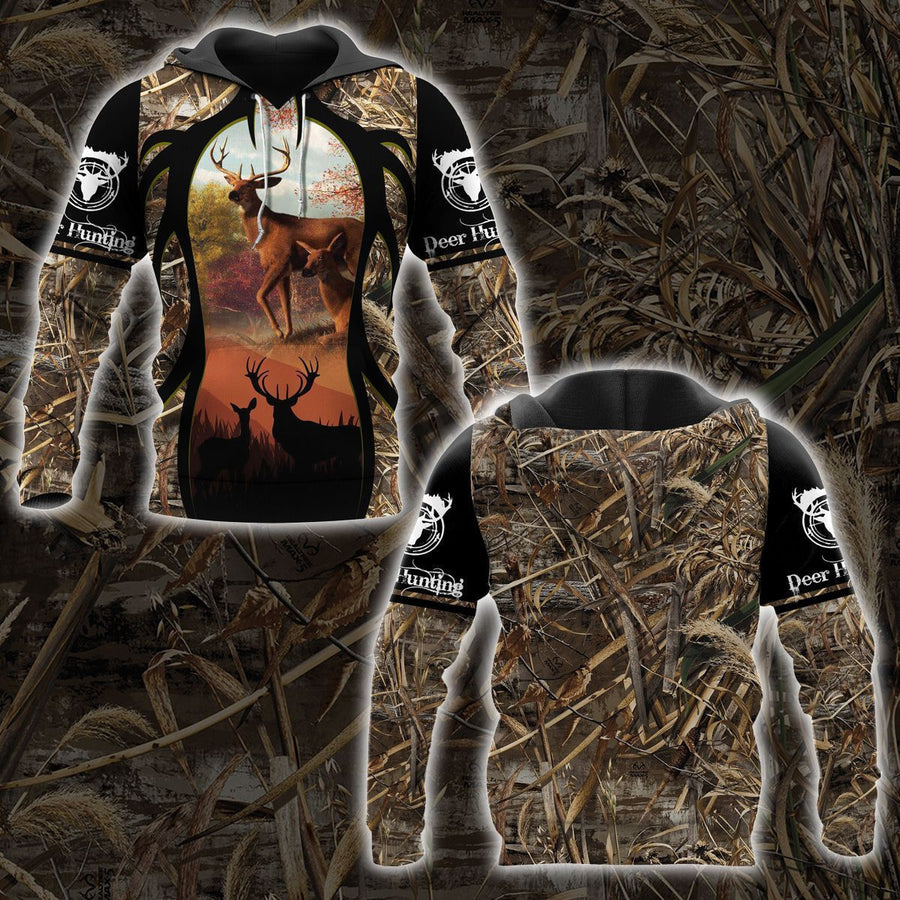 DEER HUNTING 3D ALL OVER PRINTED UNISEX SHIRT