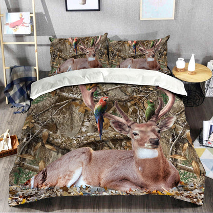 Deer Hunting Pattern 2 All Over Printed Bedding Set