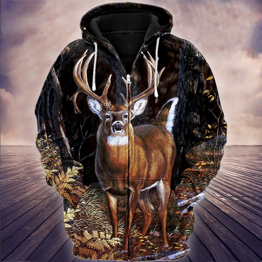 Deer Hunting Forest All Over Printed Unisex Shirt