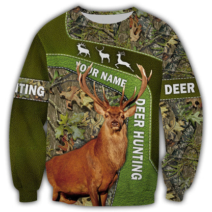 Personalized Deer Hunting 3D All Over Printed Unisex Shirt