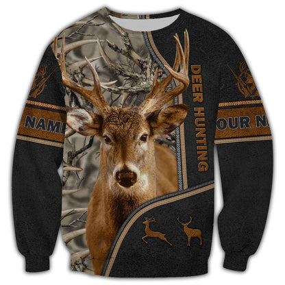 Personalized Love Deer Hunting 3D All Over Printed Unisex Shirt
