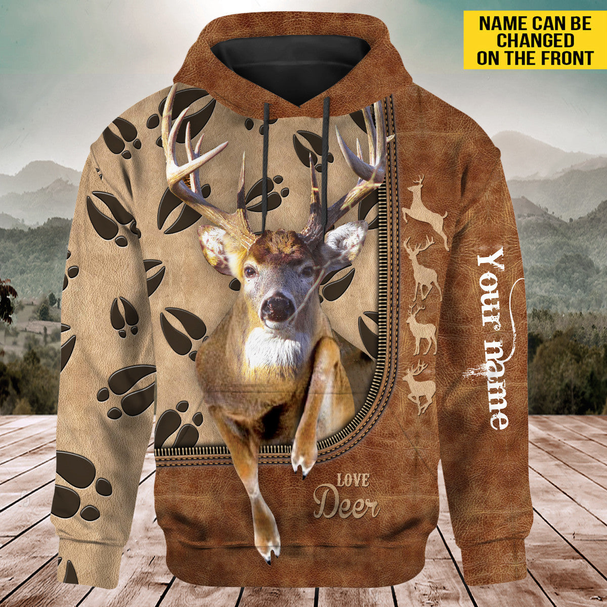 Love Deer - Personalized Hoodie and Leggings