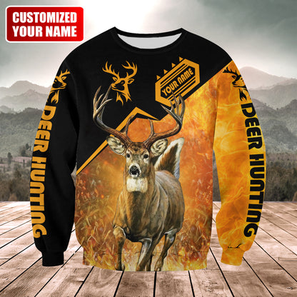Personalized Name Deer Hunting Q5 All Over Printed Unisex Shirt