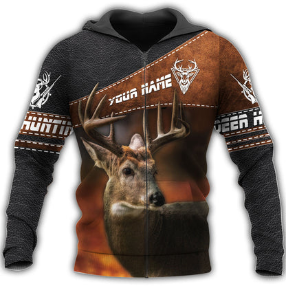 Personalized Name Deer Hunting 3D All Over Printed Unisex Shirt