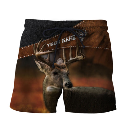 Personalized Name Deer Hunting 3D All Over Printed Unisex Shirt