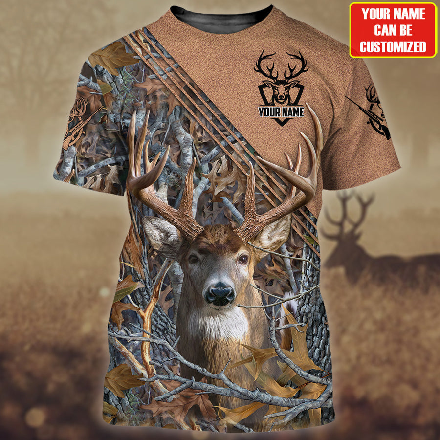 Personalized Name Deer Hunting Q6 All Over Printed Unisex Shirt