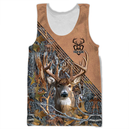 Personalized Name Deer Hunting Q6 All Over Printed Unisex Shirt