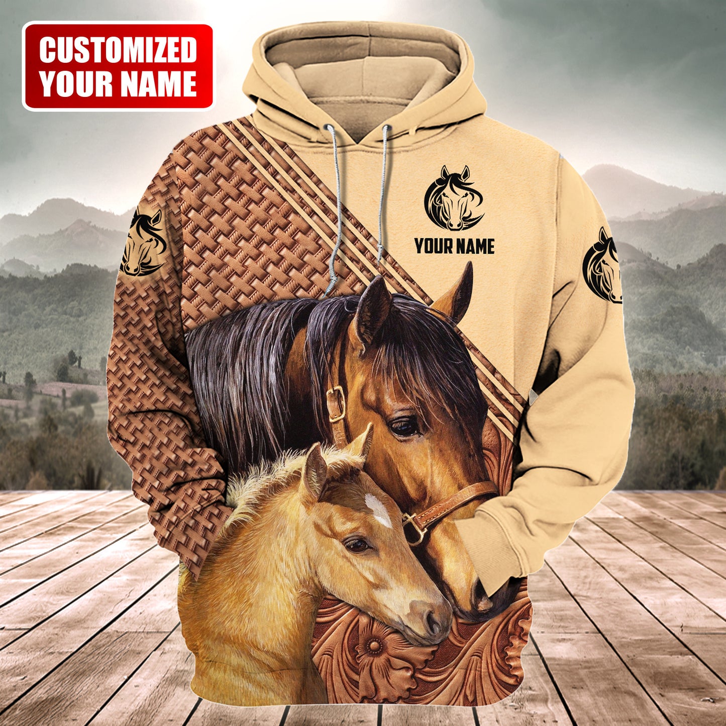Personalized Name Horse 3 All Over Printed Unisex Shirt