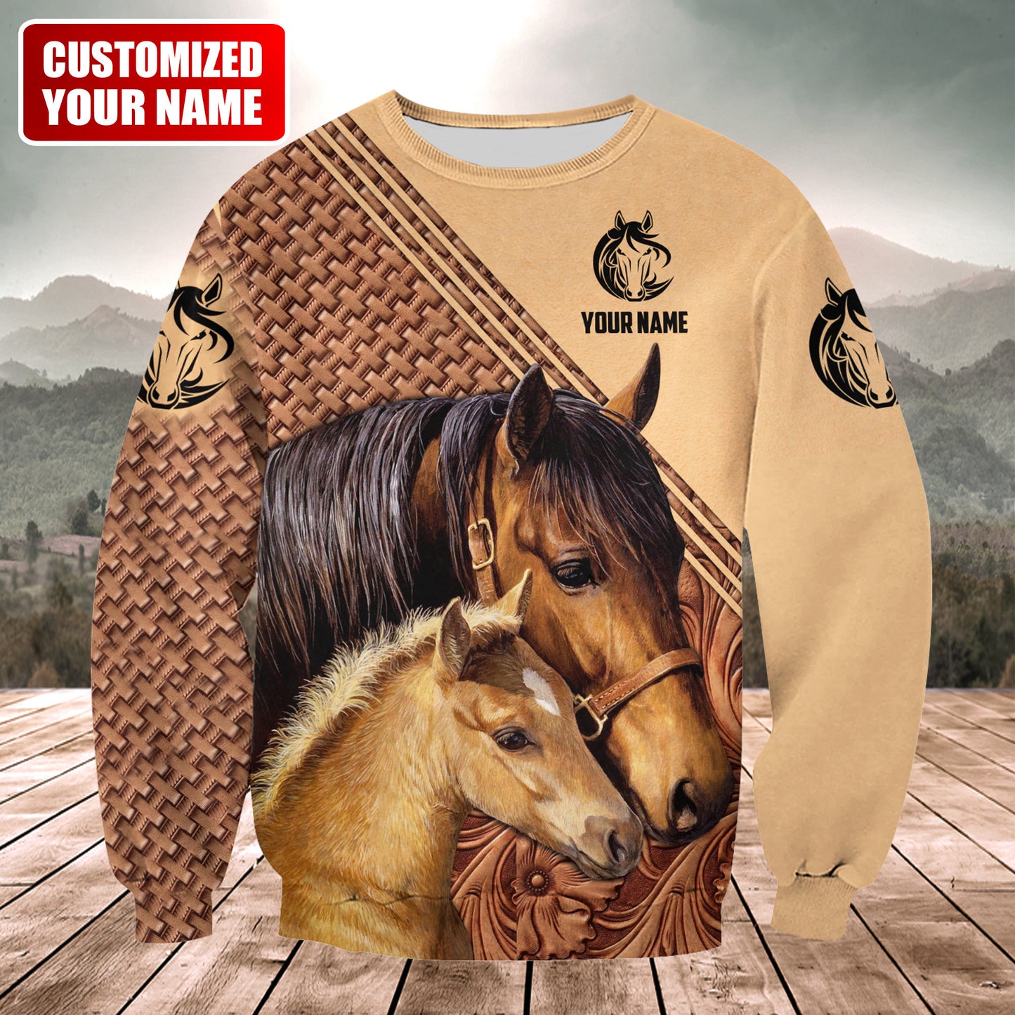 Personalized Name Horse 3 All Over Printed Unisex Shirt