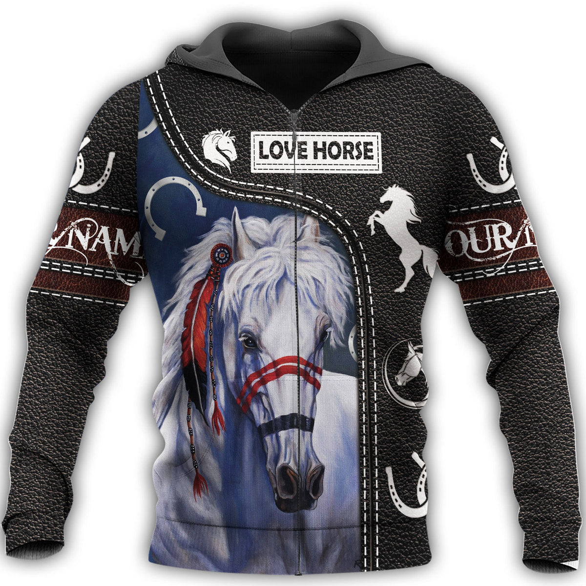 Personalized Name Horse AK37 All Over Printed Unisex Shirt