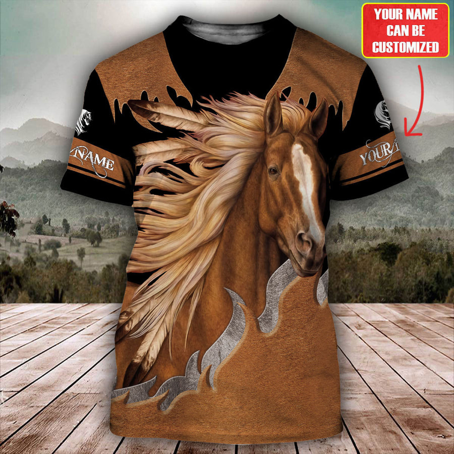 Personalized Name Horse AK38 All Over Printed Unisex Shirt