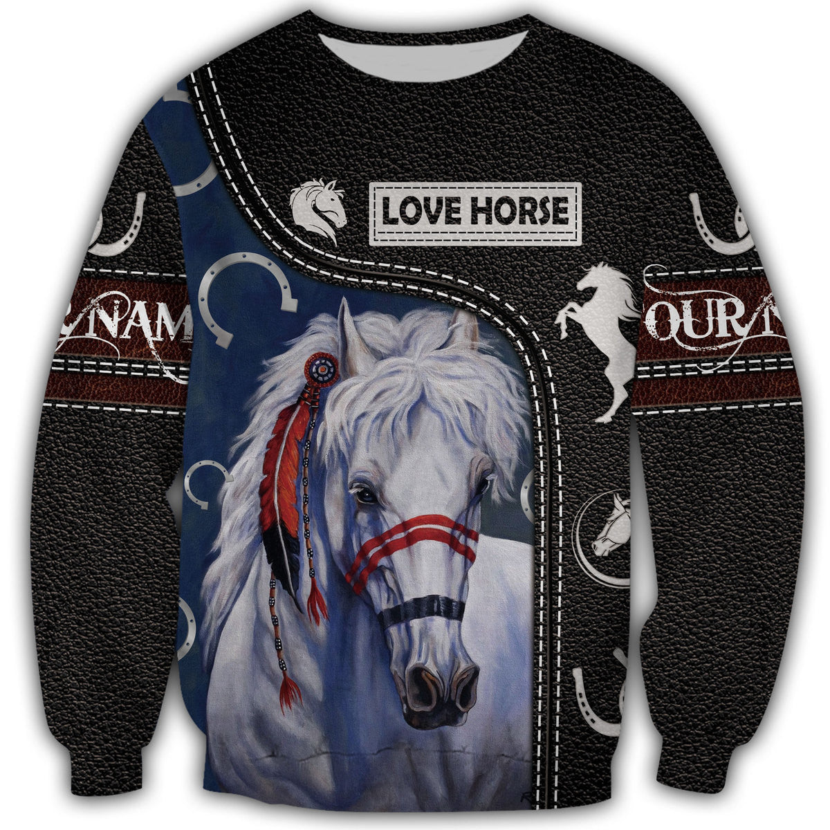 Personalized Name Horse AK37 All Over Printed Unisex Shirt