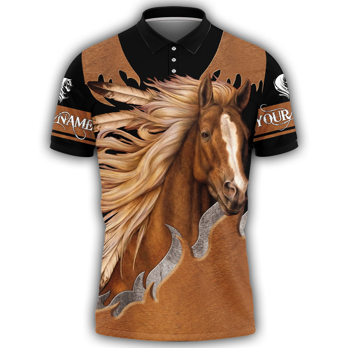 Personalized Name Horse AK38 All Over Printed Unisex Shirt