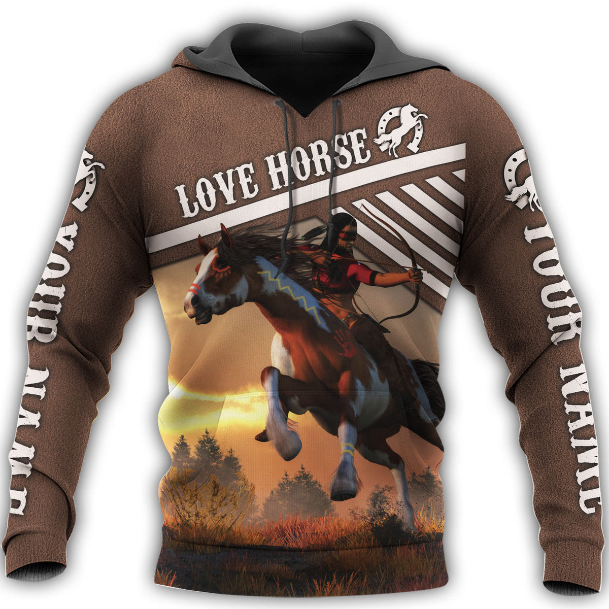 Personalized Name Horse AK39 All Over Printed Unisex Shirt