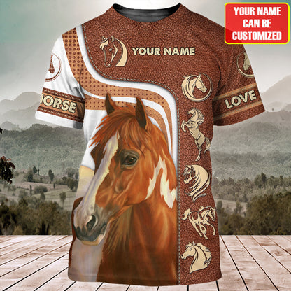 Personalized Name Horse AK40 All Over Printed Unisex Shirt
