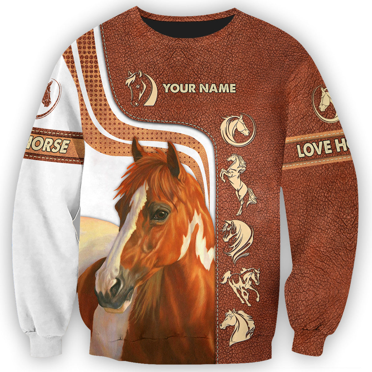 Personalized Name Horse AK40 All Over Printed Unisex Shirt