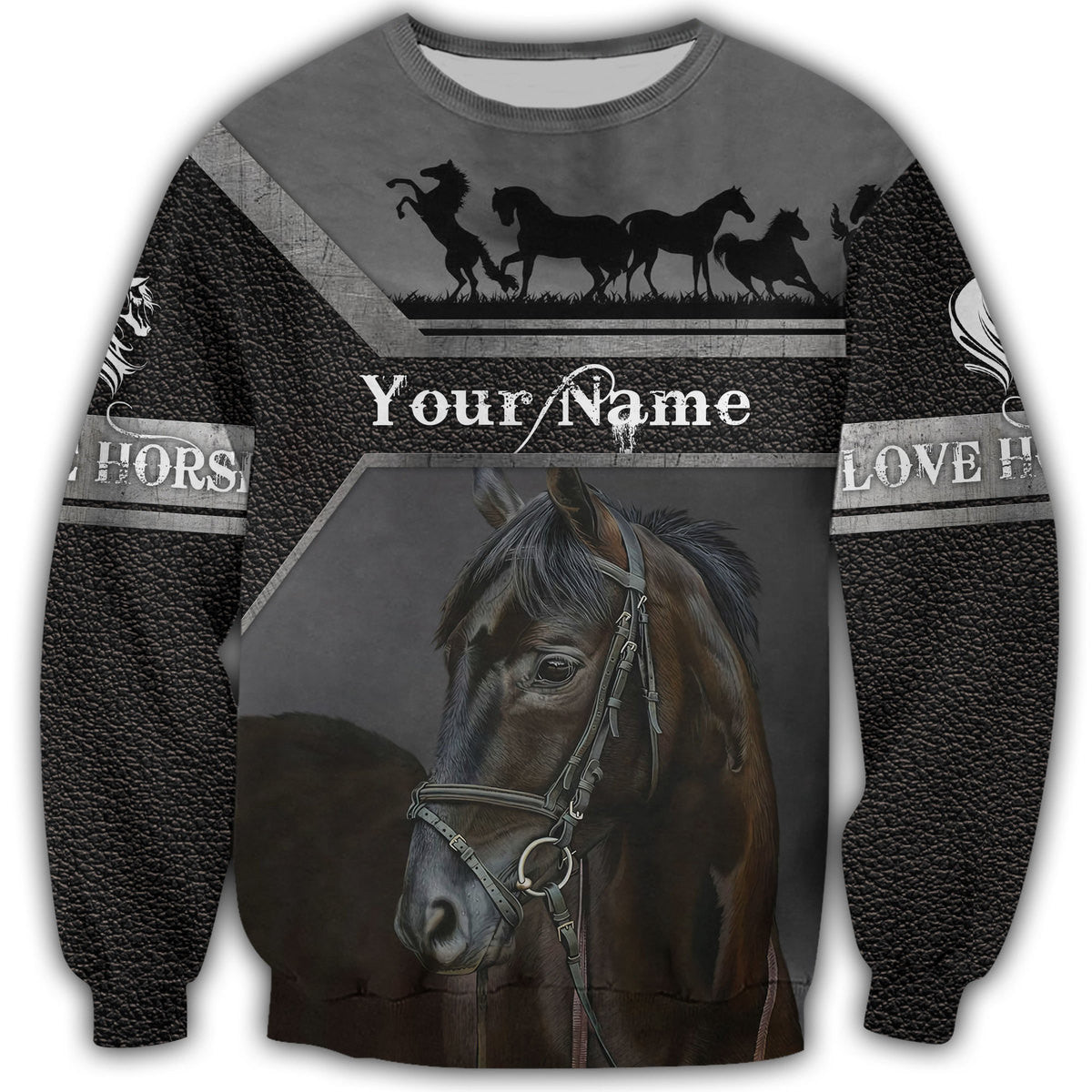 Personalized Name Horse AK54 All Over Printed Unisex Shirt