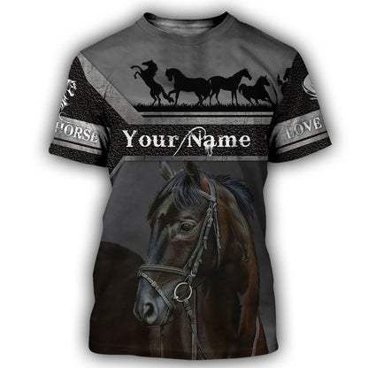 Personalized Name Horse AK54 All Over Printed Unisex Shirt