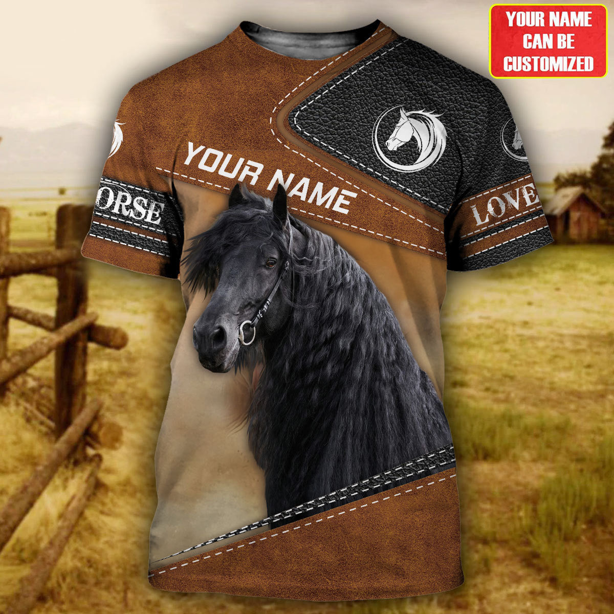 Personalized Name Horse AK56 All Over Printed Unisex Shirt