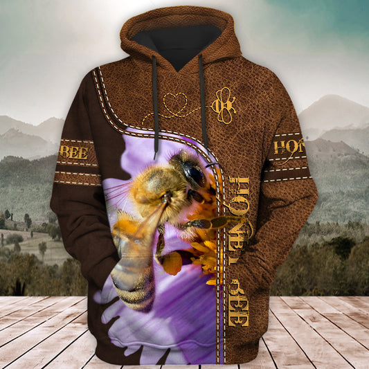 Love Honey Bee All Over Printed Unisex Shirt