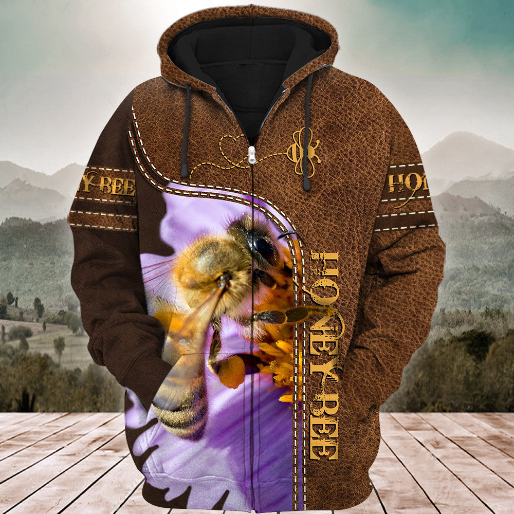 Love Honey Bee All Over Printed Unisex Shirt