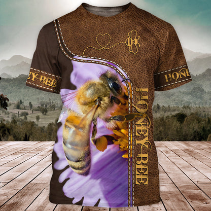 Love Honey Bee All Over Printed Unisex Shirt