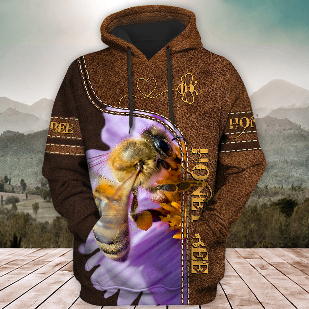 Love Honey Bee All Over Printed Unisex Shirt