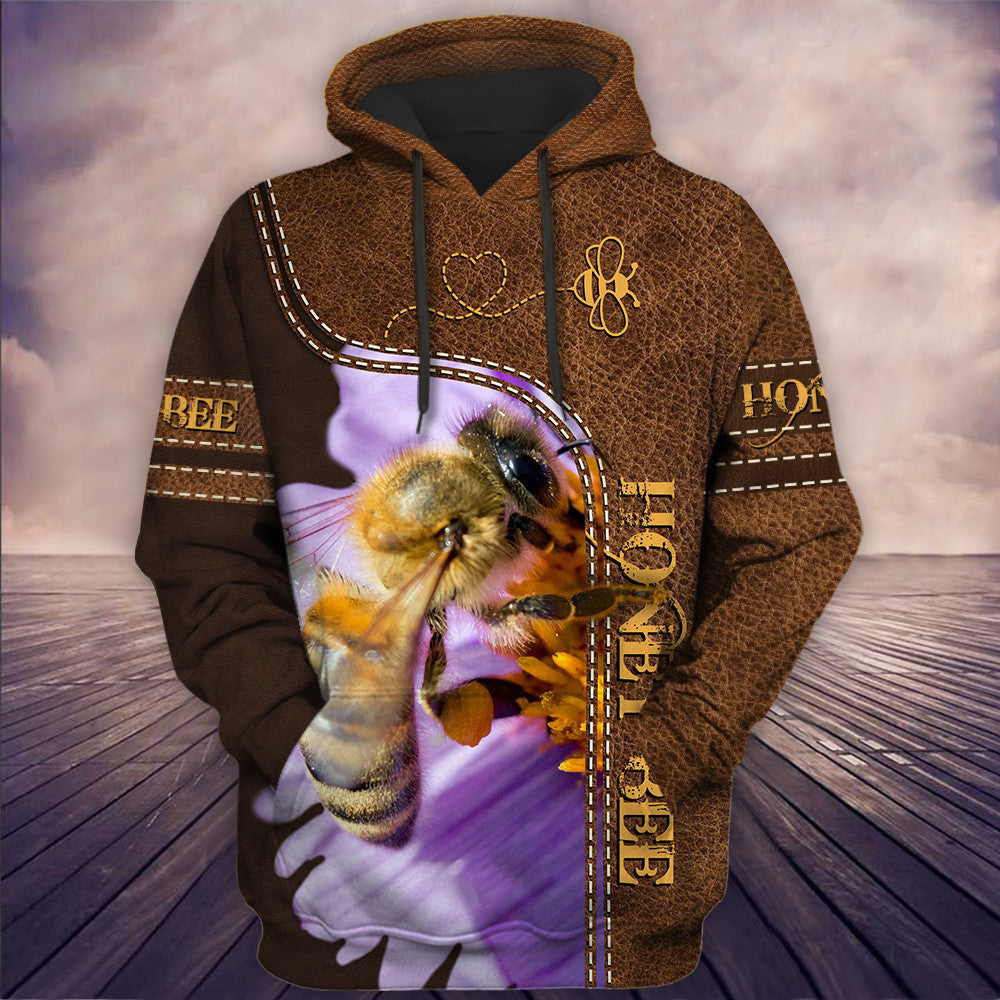 Love Honey Bee All Over Printed Unisex Shirt