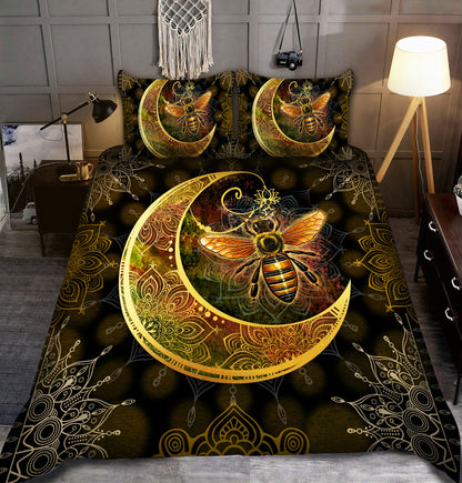 Honey Bee Q2 All Over Printed Bedding Set