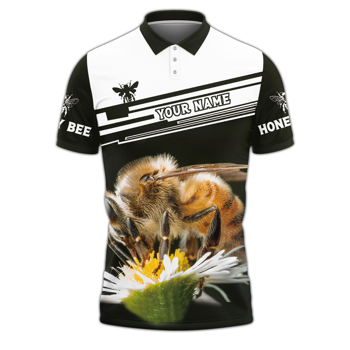 Personalized Name Honey Bee Q6 All Over Printed Unisex Shirt Q180408
