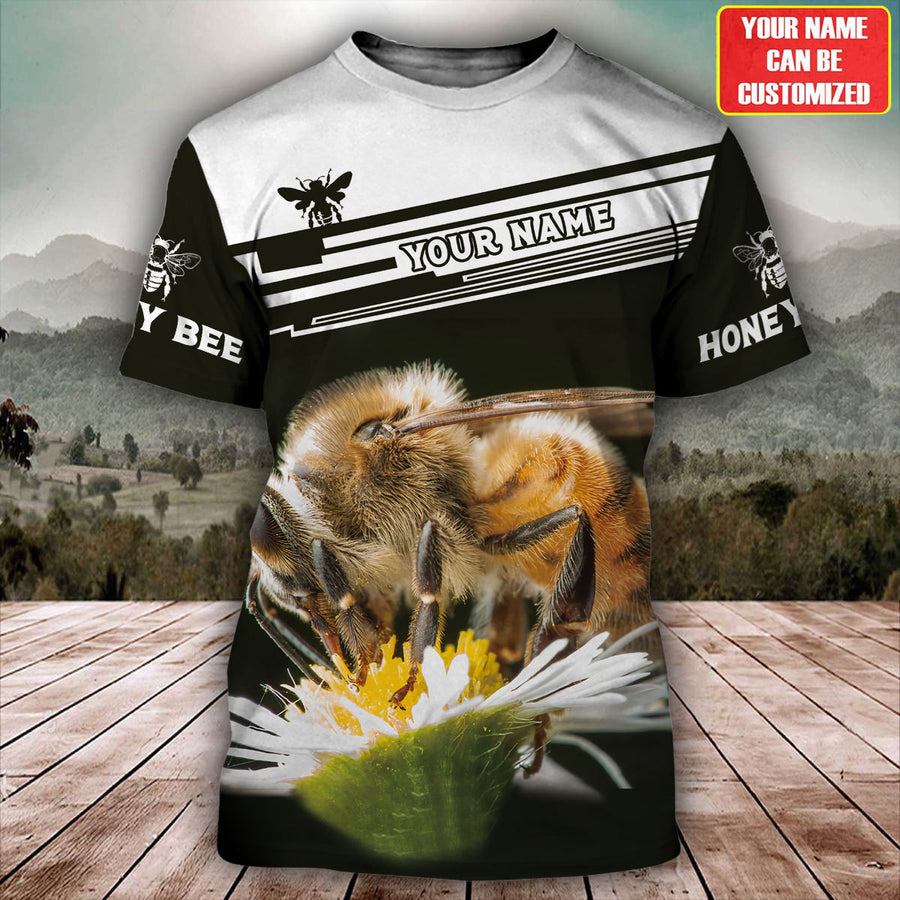 Personalized Name Honey Bee Q6 All Over Printed Unisex Shirt Q180408