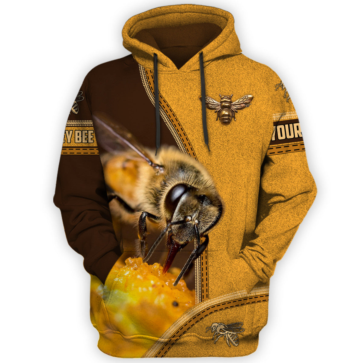 Personalized Name Honey Bee Q7 All Over Printed Unisex Shirt