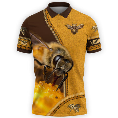 Personalized Name Honey Bee Q7 All Over Printed Unisex Shirt