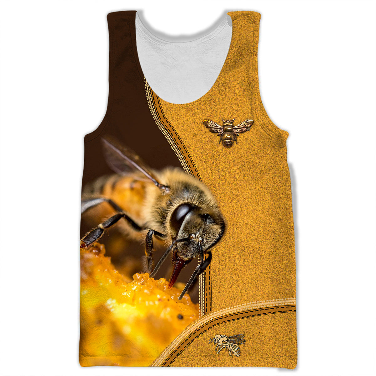 Personalized Name Honey Bee Q7 All Over Printed Unisex Shirt