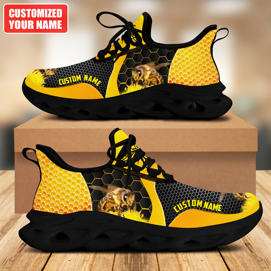 Personalized Honey Bee Custom Sneaker Q180504