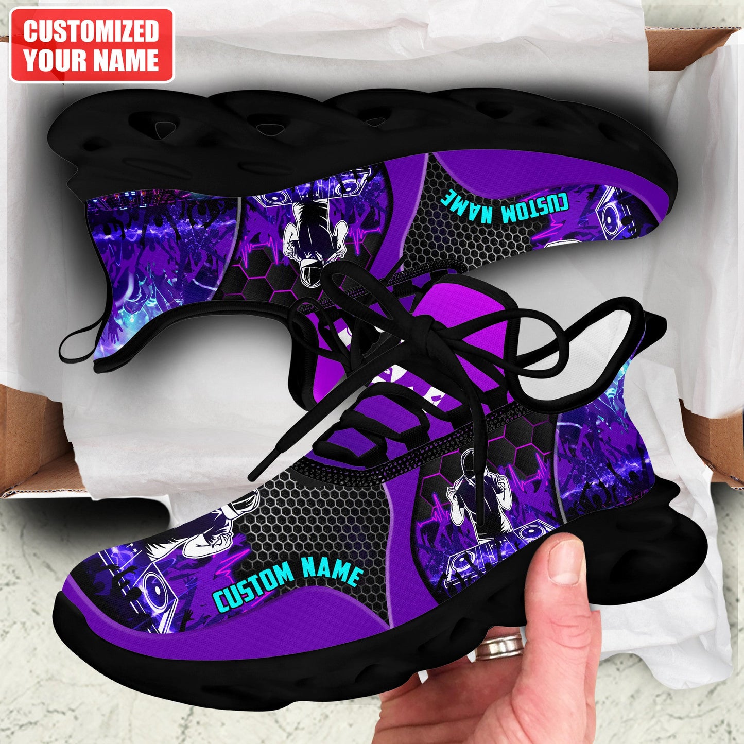 Disc Jockey QN Custom Sneaker